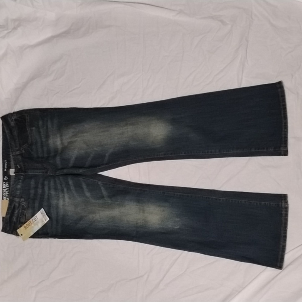 Mossimo Supply Co. Women's Juniors 15R Dark Blue Boot Cut Jeans